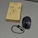 TECKNET Wireless Mouse (BT5.0/3.0 & 2.4G) Rechargeable 4800 DPI Silent USB A & Bluetooth Mouse 6 Buttons, Wide Compatibility - Grey