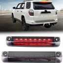 Smoked Lens 3rd Brake Light DRL Compatible With Toyota 4Runner Highlander Prius Sienna Rear Center Roof High Mount LED Third Brake Lamp (SMOKED STYLE)