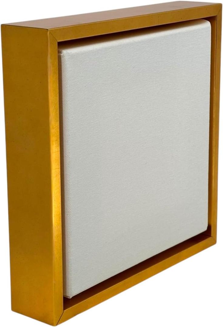 Gold Floater frame for 1.5" deep canvas, (multiple sizes) (12x16")