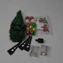 Table Christmas Tree, Artificial Mini Christmas Pine Tree with LED Fairy Lights & DIY Ornaments, Mini Christmas Tree (50 cm)