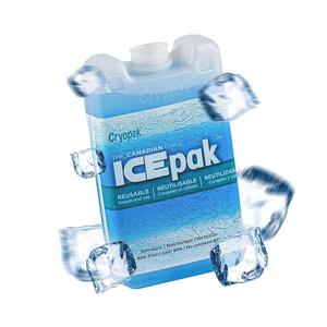 Blue 7in x 4in x 1.5in Reusable Ice Pack Cooler