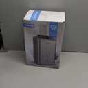 Dehumidifiers for Home (85 OZ Water Tank, 800 sq.ft) Quiet Small Dehumidifier for Basement Bedroom Bathroom with Drain Hose, 3 Gear Timer, Sleep Mode, Auto Shut Off, 7 Color Ambient Light (Classic Silver)