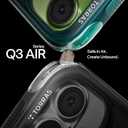 TORRAS Ostand Q3 Air for iPhone 17 Case with 360 Magnetic Stand, Fit for MagSafe, Mil-Grade Drop Tested, Camera Control Button, Shockproof Phone Case for iPhone 17 6.3'', Shadow Black