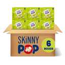 SkinnyPop Popcorn, Original, Gluten Free, Non-GMO, 0.65oz Individual Size Snack Bags, 6 Boxes (6 Bags per Pack)