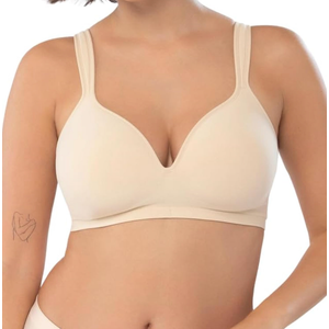 Underoutfit Perfect Neckline Everyday Wireless Bra - Comfy Women's Without Underwire, 38B