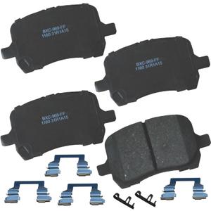 Bendix Premium SBC1160 Ceramic Front Brake Pads for Chevrolet Cobalt 2008, HHR 2011-2006, Malibu 2012-2004, Pontiac G5 2009-2008, G6 2010-2006, Saturn Aura 2009-2007