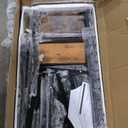 Lufeiya Computer Desk with File Drawers Cabinet, 47 Inch Reversible Home Office Desks with Fabric Filing Cabinet for Small Space, Study Writing Table PC Desks, Rustic Brown (46.6")