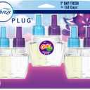 Febreze Plug In Air Freshener, Odor-Fighting Scented Oil Refill, Gain Moonlight Breeze, 3 Refills