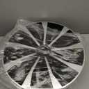 Hubcap Wheel Covers Replacement Size R15 Hub Caps Universal-Fit Steel Wheel Rims Cover ABS Tire Cap for Most Cars Trucks Sedans SUV -Set of 415-inchSilver-Black