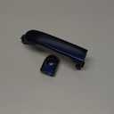 MOTOKU Blue Exterior Door Handle with Keyhole for Nissan Versa 2007-2012 Tiida 2007-2017 Outer Outside Front Left Driver Side