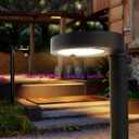 Sunco 6 Pack 2W LED Solar Pathway Walkway Backyard Garden Patio Residential Ambient Decorative Outdoor Light-MD4, 120 Lumens, Selectable CCT 2700K Soft White /4000K Cool White, Dimmable, 3.7V