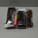 Eeanno Goddess Box Braids Crochet Hair 18 Inch 7 Packs Black Brown Pre Looped Boho Crochet Braids with Curly Ends for Black Women, T1B/30