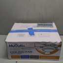 50inch Brushed Nickel Ceiling Fan with Light - Quiet Reversible DC Motor 5 Dual-Finish Blades Dimmable 3-Color LED for Bedroom Living Room Indoor