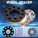 TadaMark 5x100 or 5x112 Hubcentric Wheel Spacers 15mm 5 Lug Wheel Adapters fit for Audi A3 A4 A6 A8 Q3 R8 RS4 RS6 S3 S4 S6 S8 TT Allroad Quattro CC GT Golf GTI 57.1mm Bore with M14x1.5 Studs - 2pcs
