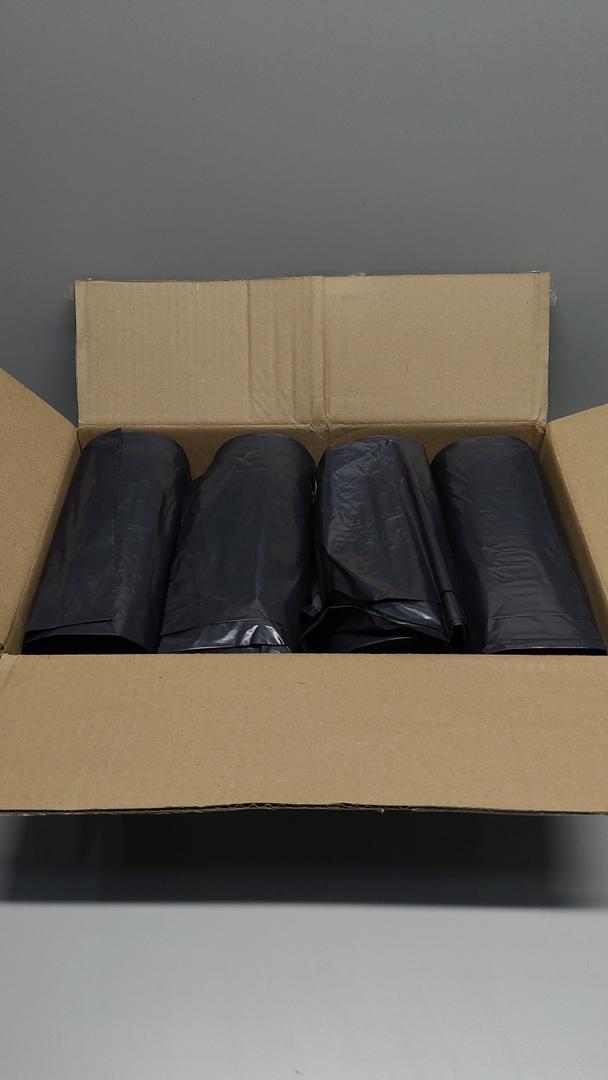4 Pcs Top MaxiMite 50-60 Gallon Garbage Bag Black 100 Count Made in USA