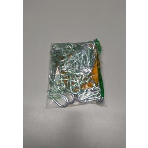 Heavy Duty Galvanized Steel Carabiner Clip Spring Snap Hook Spring Snap Hook Clips (2.36IN-48PCS)