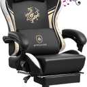 GTPLAYER Gaming Chair with Bluetooth Speakers and Footrest, Dragon Series Video Game Chair, Heavy Duty, Ergonomic, Esports Computer Office Chair, (Blackwhite)