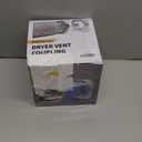 Magnetic Dryer Vent Kit, Quick Connect for 4" Dryers, Save 46 Inches of Space, Strong Magnetic Hold, 3.3FT Hose, Airtight Seal & Reinforced Wall Connector