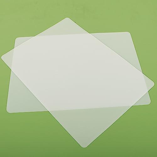 Small Silicone Mats for Kitchen Counter: 13” x 18” (1MM) Clear Non-slip Countertop Protector Liner - Non-Stick Heat Resistant Baking Mat For Pastry Translucent (2/Pack)