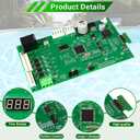 42002-0007S Control Board Kit for Pentair MasterTemp 400/300/250 & Sta-Rite Max-E-Therm SR400/SR333/SR200 Pool Heaters - Replacement for 461105, Includes 472610Z Switch Membrane Pad