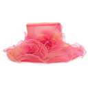 Lawliet Womens Dressy Wide Brim Church Wedding Occasion Sun Hat A613(Pink)