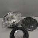 Priority Chef Stainless Steel Mixing Bowls with Lids Set, 3 Grater Attachments, Airtight Lids, Non-Slip Silicone Base Mixing Bowl Set, Large Prep Metal Mixing Bowls for Kitchen, Black