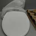 Clirass Round Bidet Toilet Seat with Quiet-Close, Non-Electric Bidet Mode with Dual Nozzles, Fit Round Toilet Seat, Adjustable Water Pressure with Brass inlet (Round)