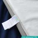Waterproof Bassinet Sheets Fit for Miclassic, Baby Delight, TCBunny, Milliard, Dream On Me Traveler/Skylar and Other Bedside Sleeper Bassinet Mattress, Ultra Soft Microfiber Sheets, Grey & Navy