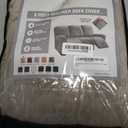ULTICOR Velvet 8-Pieces Recliner Sofa Covers Stretch Reclining Couch Covers for 3 Cushion Reclining Sofa Slipcovers Furniture Covers Thick Soft Washable (3 Seater Recliner Cover, Taupe)