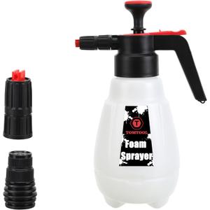 Foam Sprayer, Foaming Pump Blaster Hand Pressure Snow Foaming Cannon Water Blaster, Hand Pressurized Soap Sprayer Manual Foam Cannon Car Wash