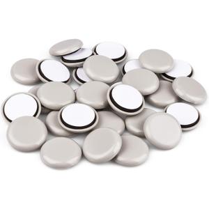 24 PCS Self-Stick Furniture Sliders,1-1/2 Inch Furniture Glides for Carpet,Chair Sliders for Furniture-Adhesive Furniture Moving Pads
