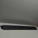 Ruedamann 1" Rise Rubber Threshold Ramp, 42.9" Wide Wheelchair Ramp, 2200 Lbs Capacity, Entry Ramp with Non-Slip Surface, for Wheelchairs, Scooter, Power Chairs, Driveways, Curb