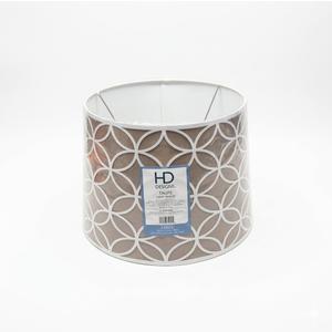 Lamp Shade floral geometric elements Intersecting curved straight bold stripes Drum Lamp Shades for Table Lamps Floor Lamps Pendant Light 12"x14"x10" Replacement Lampshade Large Linen Lampshades