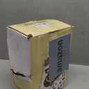 SUSTEAS Rotary Cheese Grater with Handle - Vegetable Shredder with 5 Well-designed Blades & Strong Suction Base, Round Mandoline Slicer & Food Chopper for Kitchen, with Blade Storage Box(Beige)