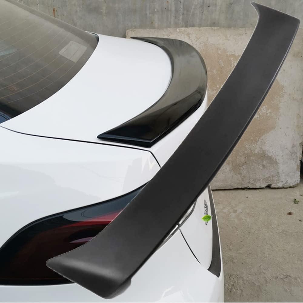 MUCO Trunk Lid Rear Spoiler Compatible with 21 22 23 24 Toyota Corolla Painted Glossy Black
