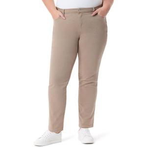 Gloria Vanderbilt womens Classic Amanda High Rise Tapered Jeans, Hazelnut, 18 US