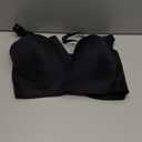 Women's Push Up Bra,Full-Coverage Underwire Bra,Hide Back Fat Deep Cup Bra,Smoothing T-Shirt Bra,Sculpting Uplift Bra (Black, 40D)