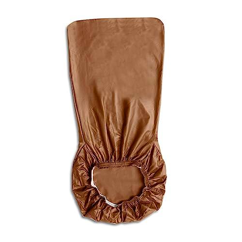 Mobestech High Chair Seat Cover Elastic Pu Chair Protector Versatile for Wedding/Banquet/Party Supplies Easy Die Assembly for Cleaning 4pcs