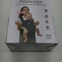 Momcozy Baby Carrier with Hip Seat, 2-in-1 Forward-Facing Carry for Active Babies, Detachable Hands-Free Carrier up to 44lbs, Breathable Infant Carrier Fits Waist Sizes up to 47 Inches, AirMesh Grey