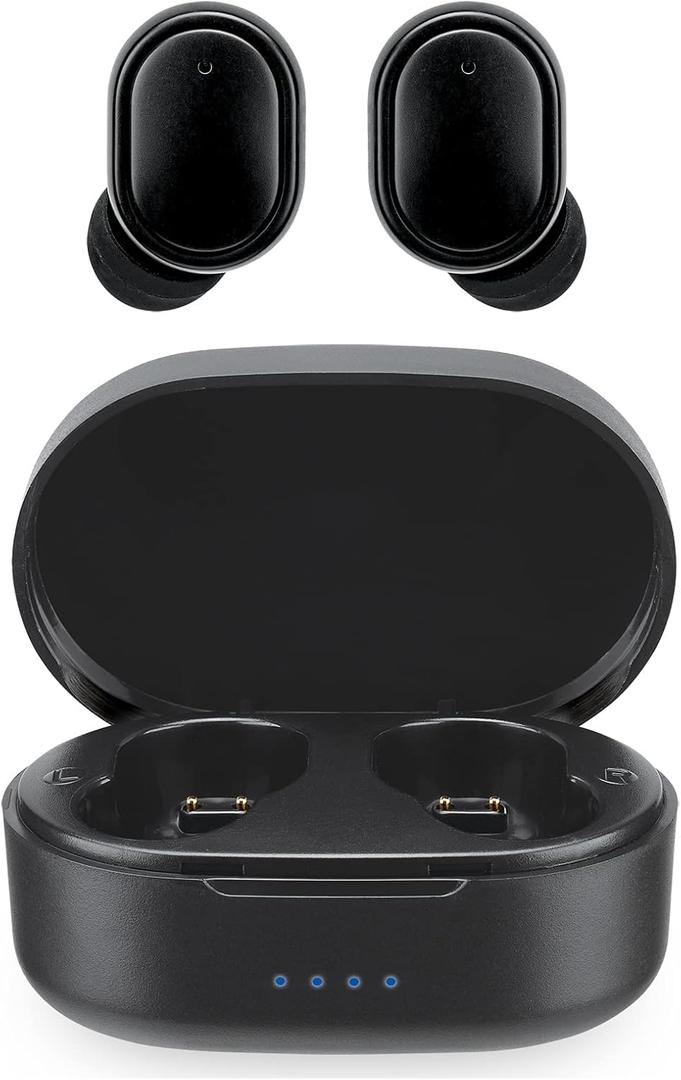 iLive Truly Wire-Free Earbuds, Sweatproof, Includes 3 Set of Ear Tips, Black (IAEBT40B)