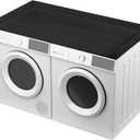 Uniflasy Washer and Dryer Countertop Black 54" x 27.5" Laundry Topper for Washer and Dryer with Edge, Washer Dryer Topper & Cover Guard Organization Compatible with GE, LG, Samsung
