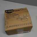 Tea Candles 100 Pack - 8 Hour Burn Time,Unscented Tea Lights Candles for Shabbat, Weddings, Christmas Lights, Home Decor