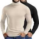 Riyiper 2 Pack Mens Turtleneck Size XXL
