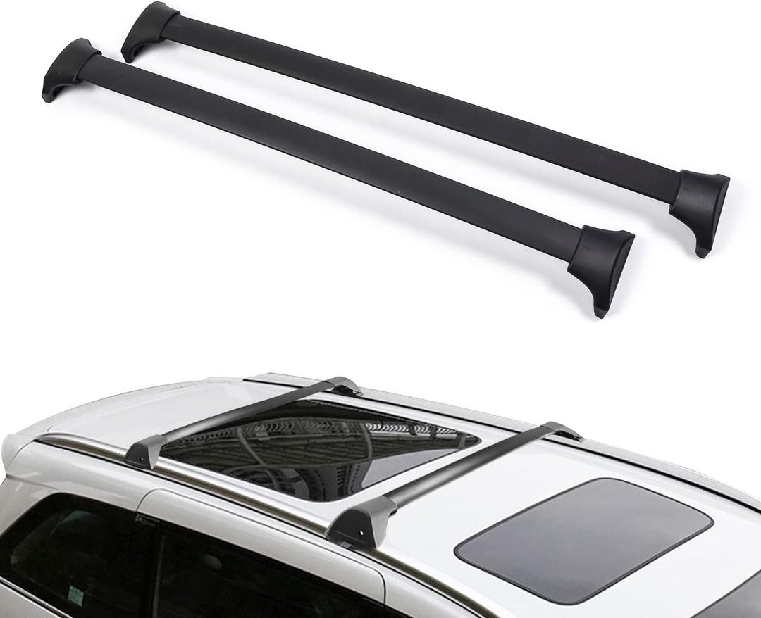 AUXMART Cross Bars Roof Rack Fits for Honda Odyssey 2018-2022, Aluminum Roof Rail Cross Bars Rooftop Luggage Rack for Canoe Kayak Bike Snowboard Ski Bike Cargo Bag Carrier (Factory Side Rails Needed)