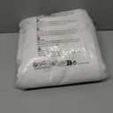 H.VERSAILTEX Natural Linen Semi Sheer Curtains for Living Room Extra Long Curtains Made of Rich Linen Soft Material, Nickel Grommet Window Panel Drapes (Set of 2, 52 by 108 Inch, Pure White)