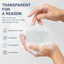 2 x QOOQ Transparent Kojic Acid Soap - Gentle Dark Spots Brightening for Face and Body with Vitamin C, Retinol, Collagen, Original Japanese Complex - Vitamin E, Shea Butter, Castile Olive Oil(120g*2)