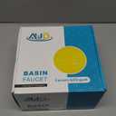 Elegant Bathroom Sink Faucet Single Hole,AUU Waterfall Chorme Vessel Sink Faucet Solid Brass,Single Handle Tall Bowl Sink Faucet with Pop Up Drian Supply Line (Chrome, Tall)