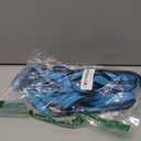 SEPXUFORE 15FT Nylon Dog Tie Out/Obedience Recall Training Agility Lead- Training Yard Leash - Thick Long Dog Leash for Backyard, Play or Camping (Blue)