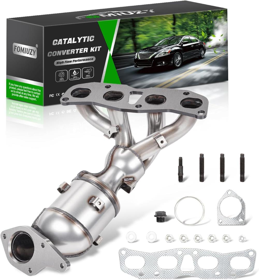 High Flow Front Catalytic Converter Kit Direct-Fit Nissan Altima 2007 2008 2009 2010 2011 2012 2013 2.5L Replaces 674-933 140E2-ZX31E(EPA Compliant)