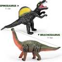 Kissdream 7 Piece Jumbo Dinosaur Toys Big Dinosaur Toy for Boys Realistic Giant Dinosaur Toys for Kids 3-5 - Perfect Dinosaur Gifts for Kids